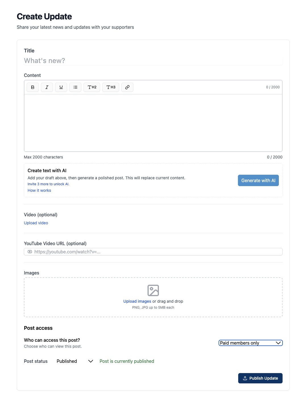 Content Control Screenshot